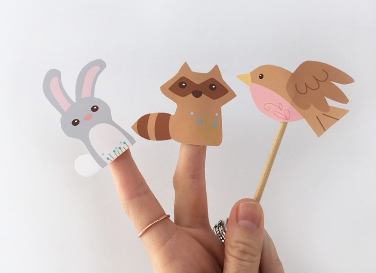 diy paper finger puppets